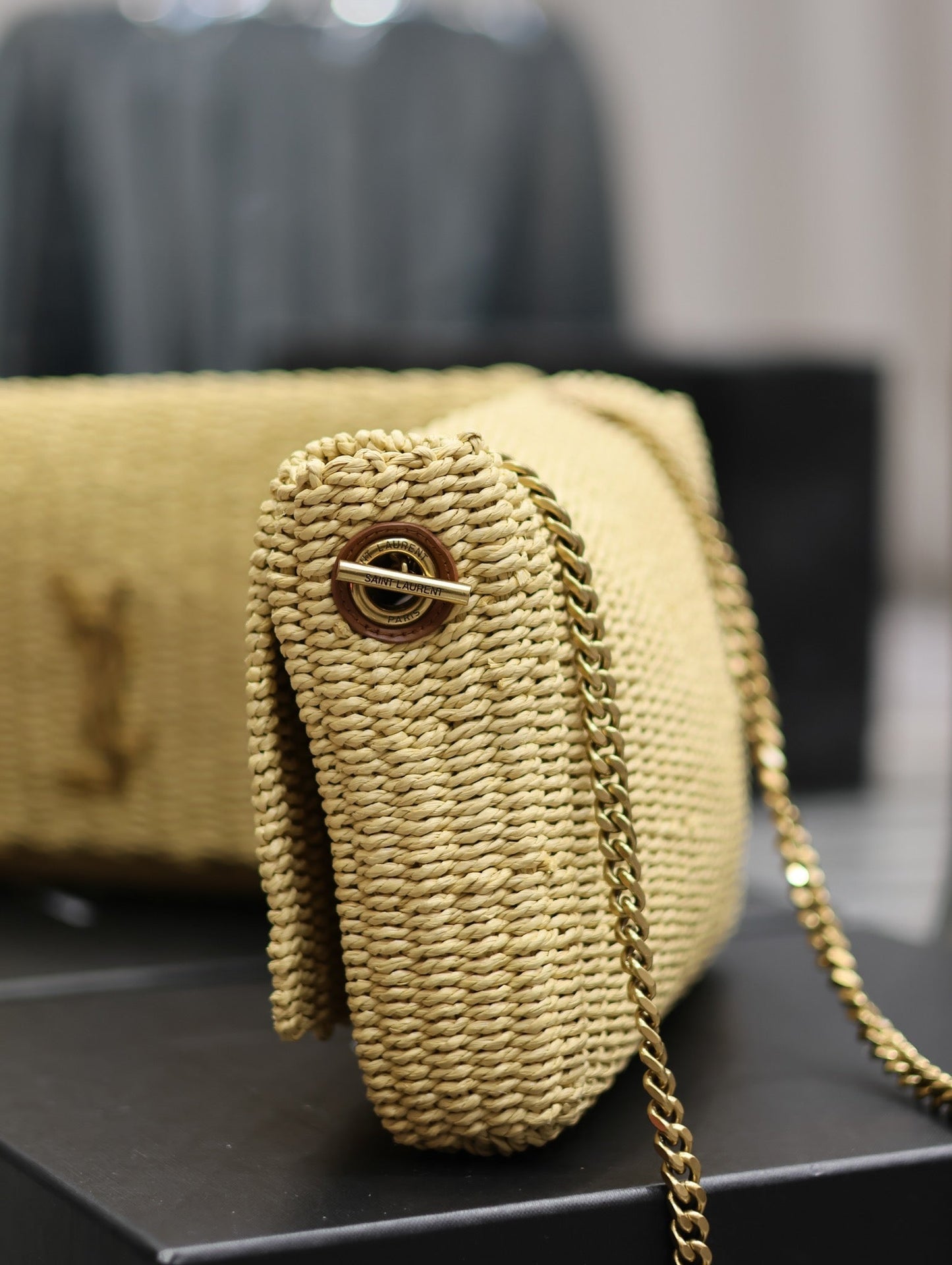 YSL Kate In Raffia - 28.5¡Á20¡Á6cm